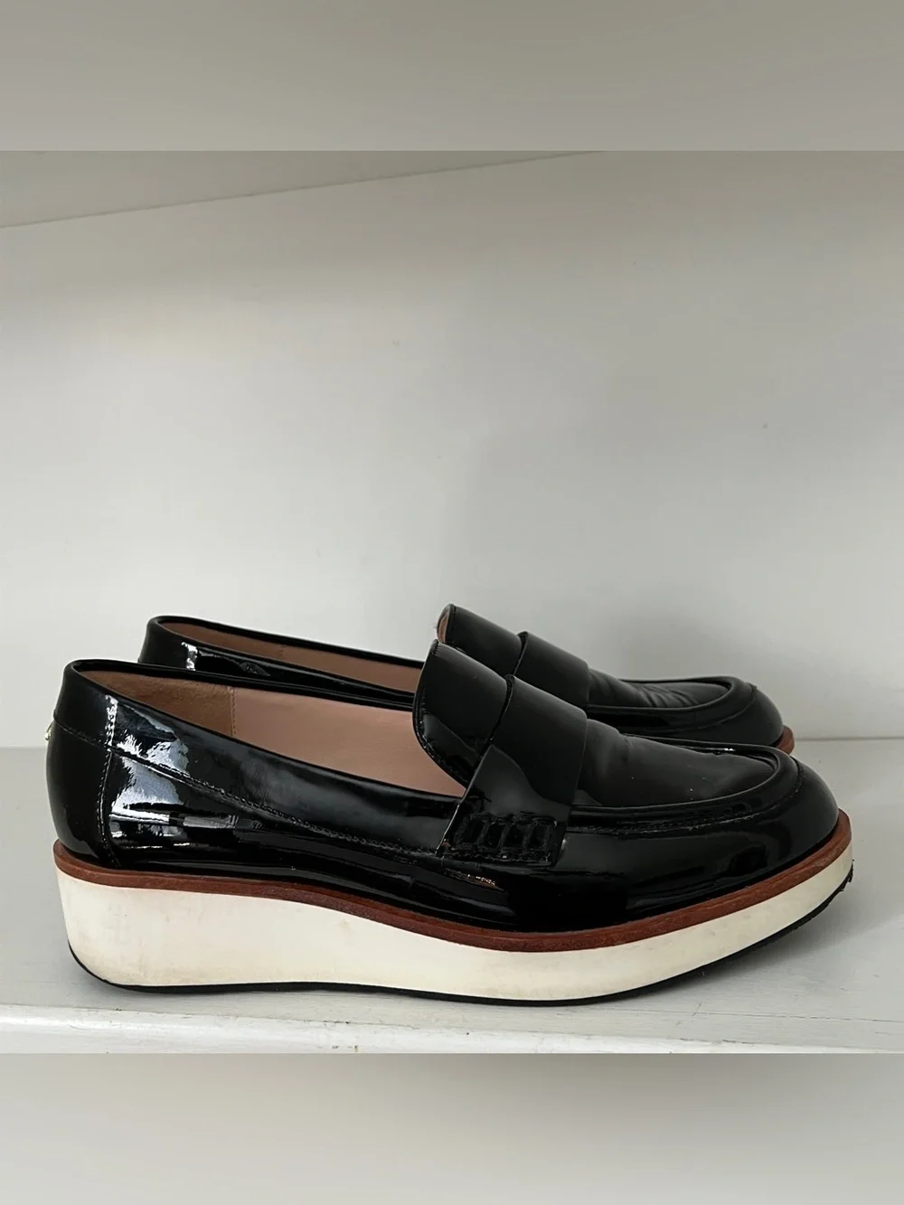 Kate Spade New York Priya loafers Black Glossy Women’s Size 8.5